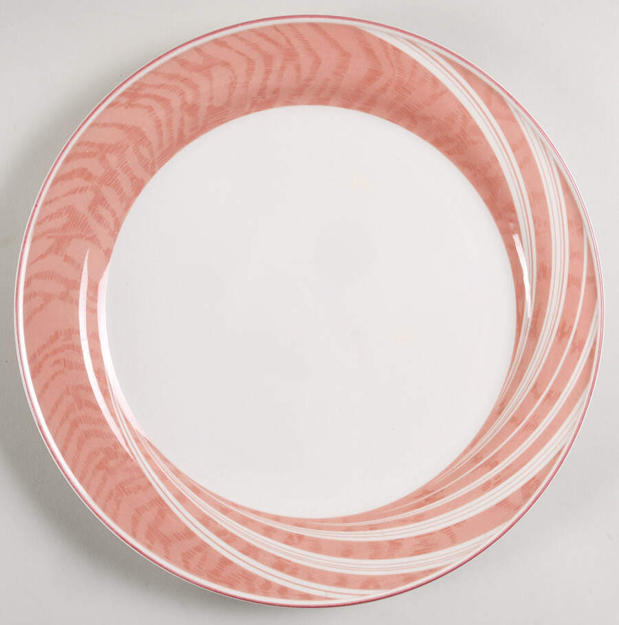 Allegro Peach 12" Chop Plate (Round Platter) by Sango-1