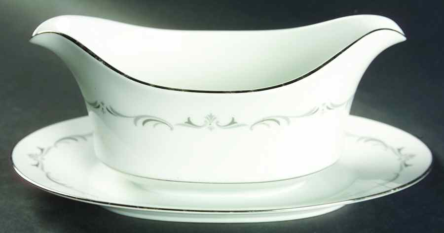 Alsace Gravy Boat with Attached Underplate by Sango-1