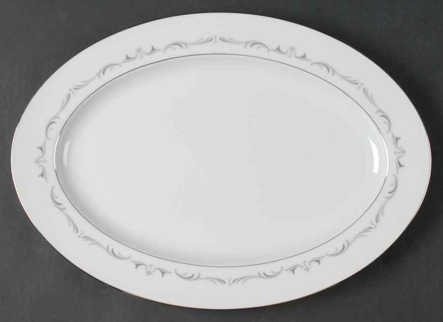 Alsace 14" Oval Serving Platter by Sango-1
