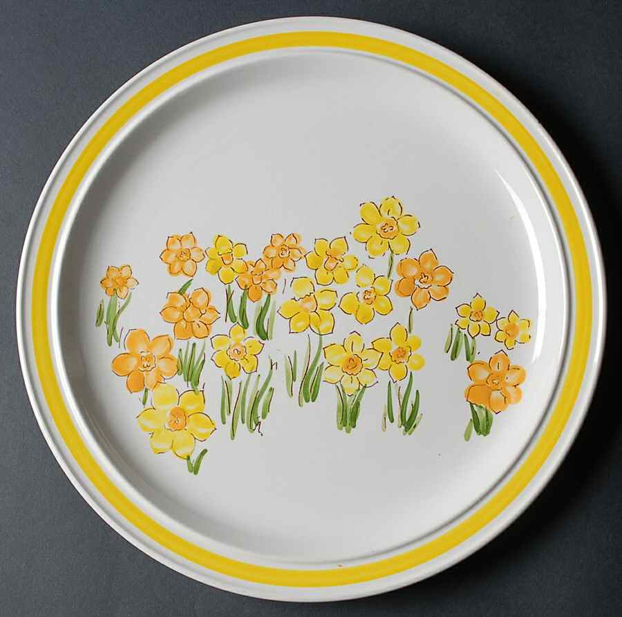 Along The Path 12" Chop Plate (Round Platter) by Sango-1