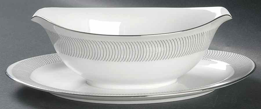 Ambassador Gravy Boat with Attached Underplate by Sango-1