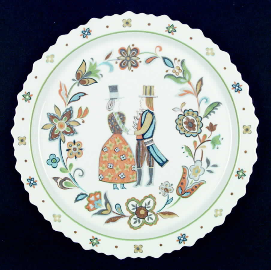 Amish Country Dinner Plate by Sango-1