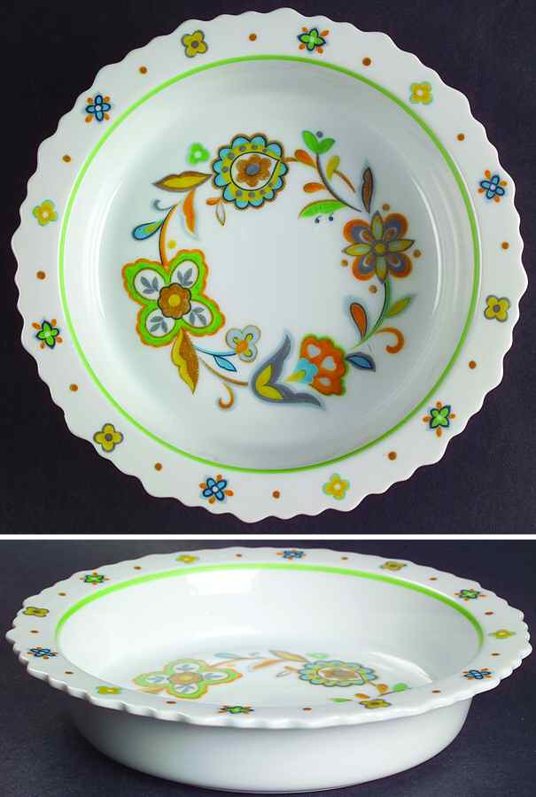 Amish Country Rim Cereal Bowl by Sango-1
