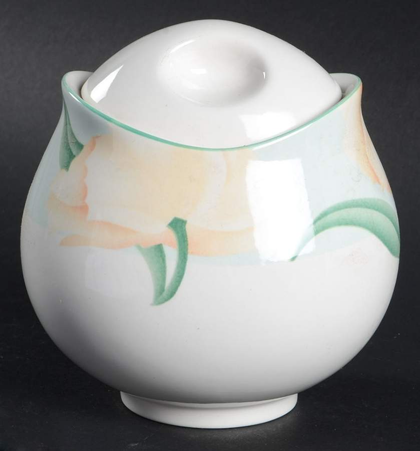 Amelia Sugar Bowl & Lid by Sango-1