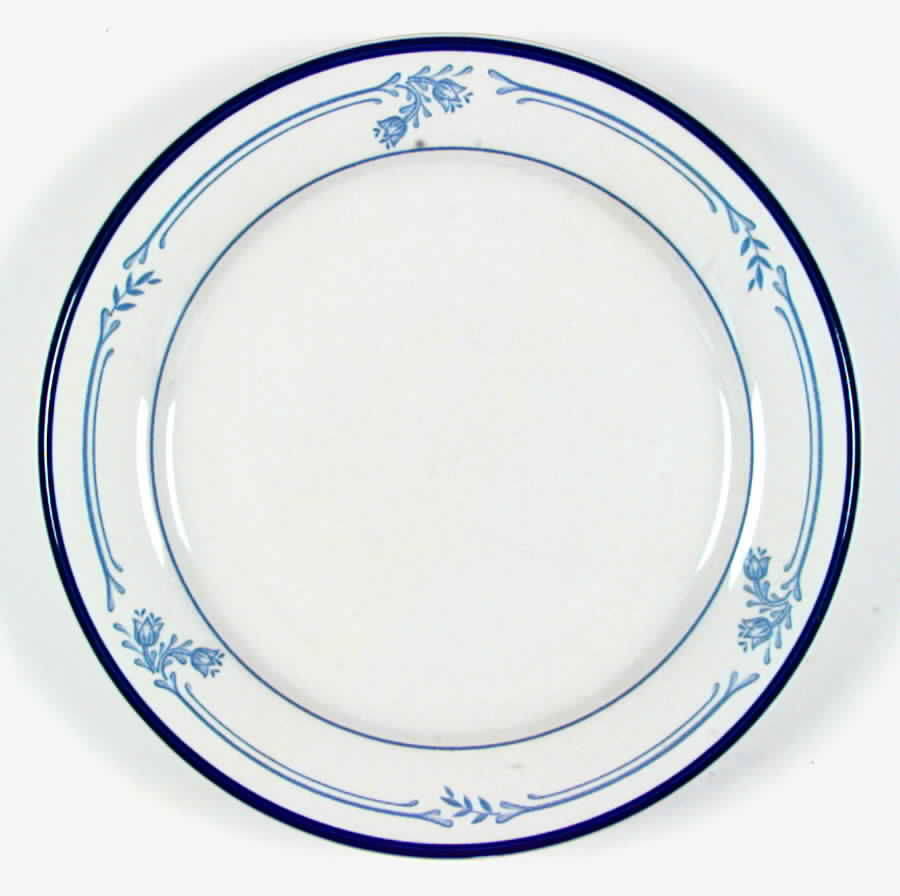 Amour Blue Dinner Plate by Sango-1
