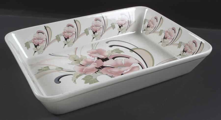 Anastasia 12" Rectangular Baker by Sango-1