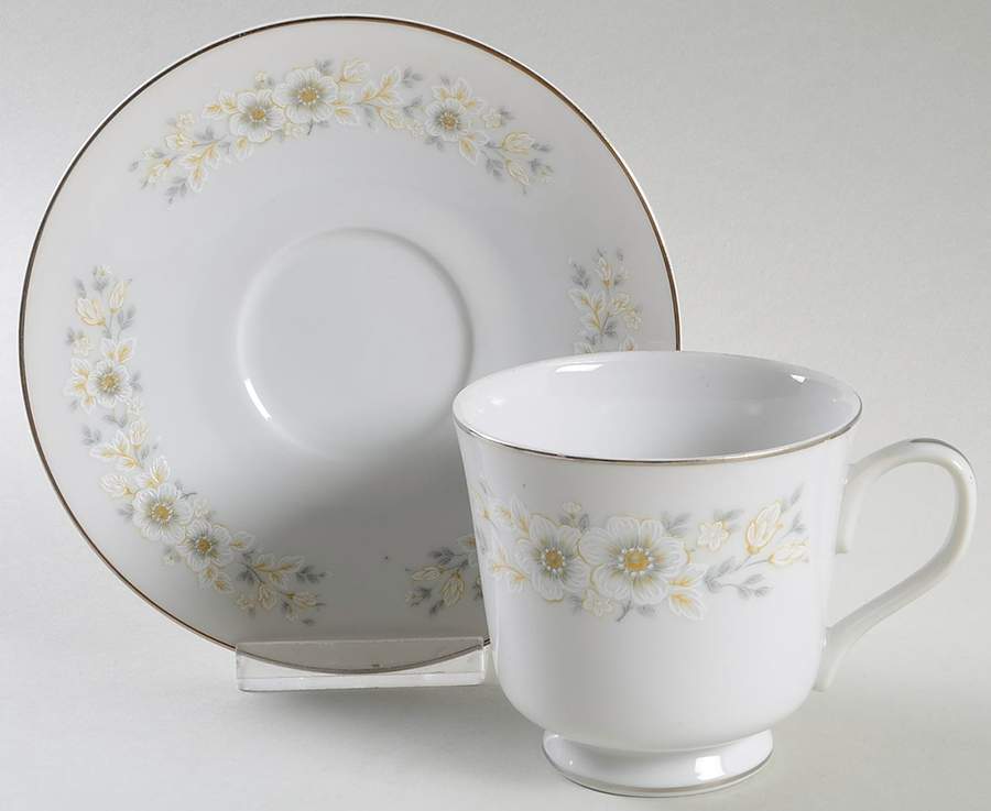 Andover Footed Cup & Saucer Set by Sango-1