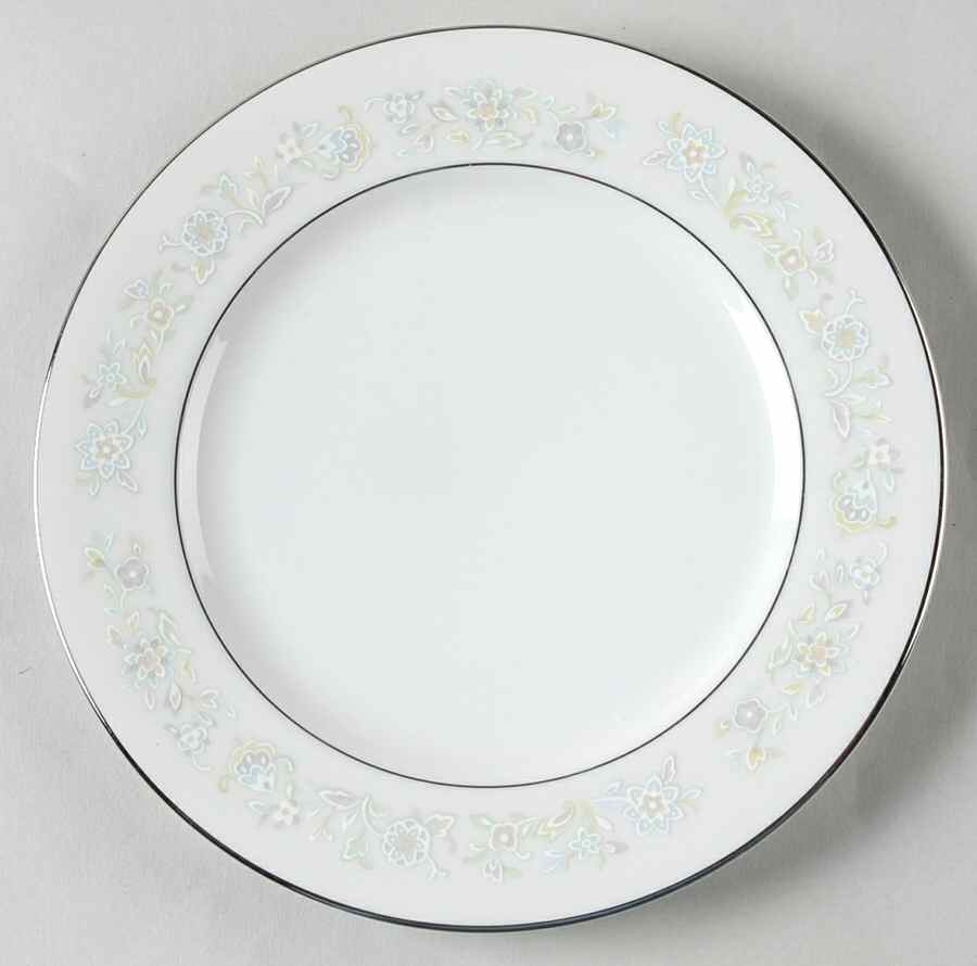 Angelique (Platinum Trim) Bread & Butter Plate by Sango-1
