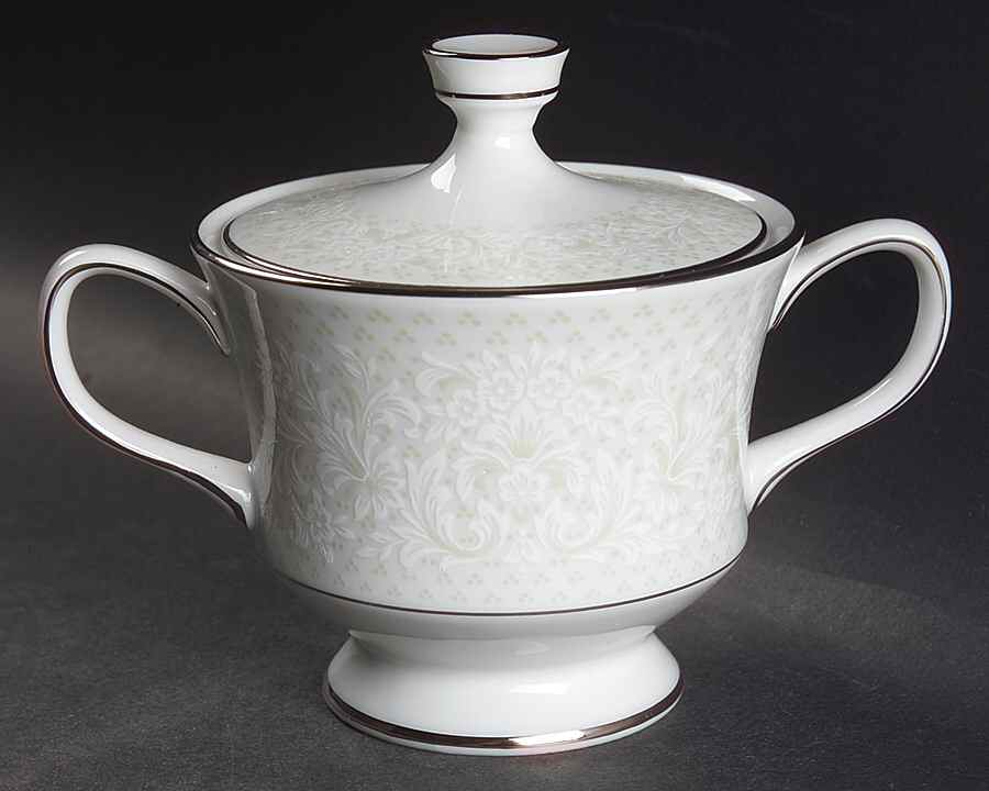 Antique Lace Sugar Bowl & Lid by Sango-1