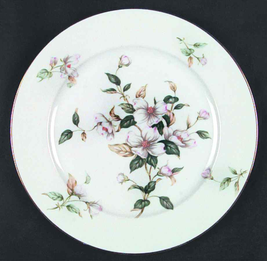 Apple Blossom (Fine China, Rim Shape) Dinner Plate by Sango-1