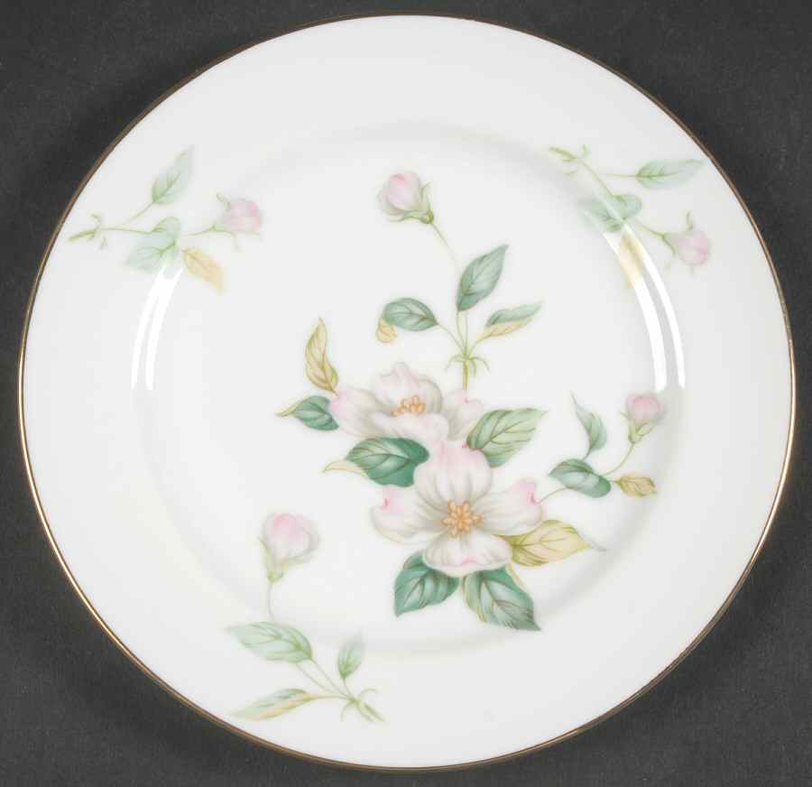 Apple Blossom (Fine China, Rim Shape) Bread & Butter Plate by Sango-1