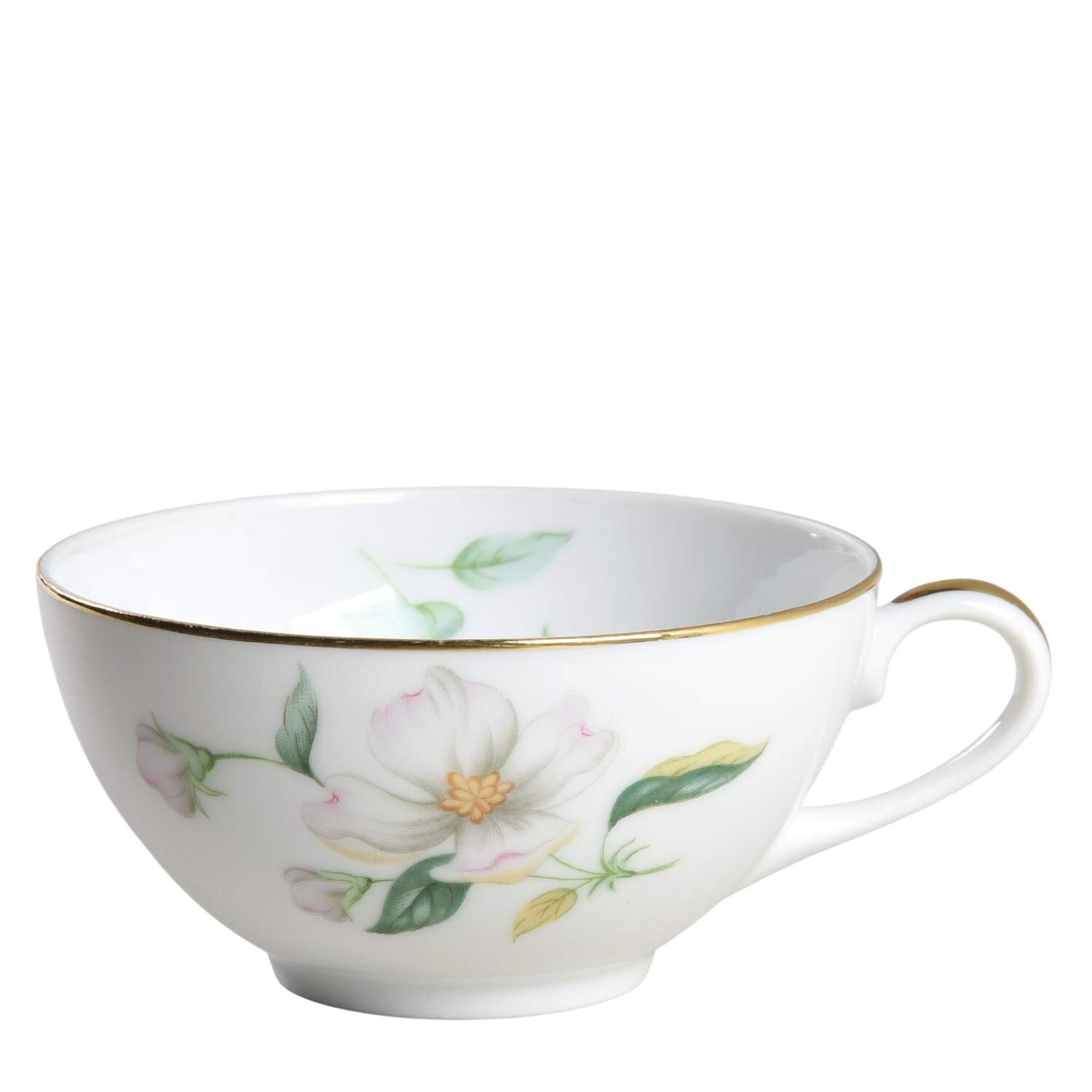 Apple Blossom (Fine China, Coupe Shape) Flat Cup by Sango-1