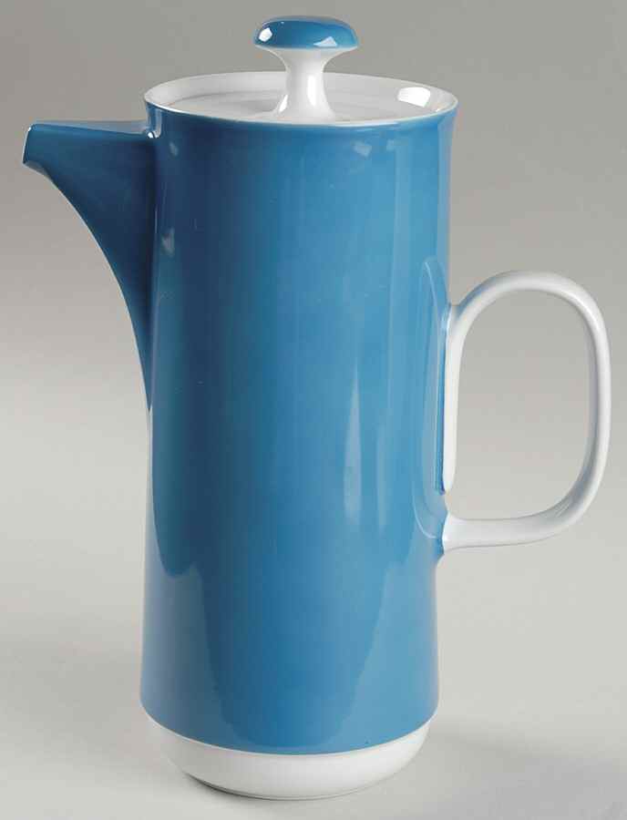 Apollo (Green & Blue) Coffee Pot & Lid by Sango-1
