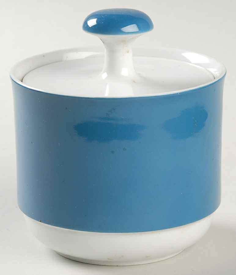 Apollo (Green & Blue) Sugar Bowl & Lid by Sango-1