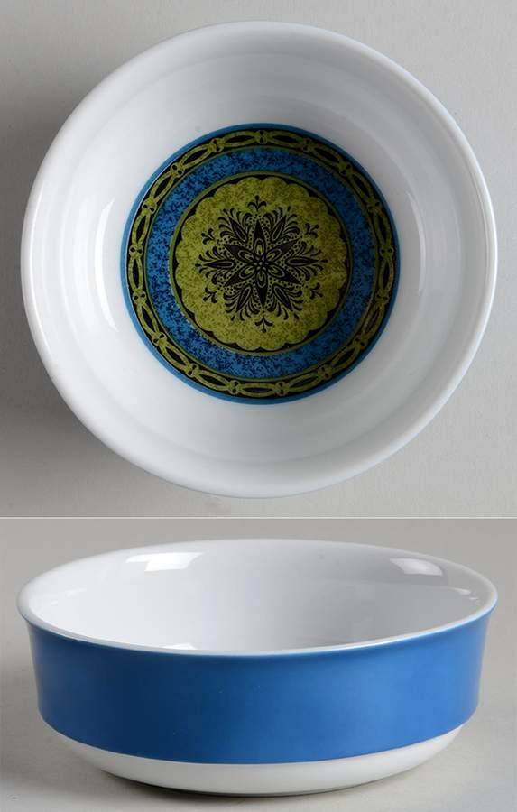 Apollo (Green & Blue) Fruit/Dessert (Sauce) Bowl by Sango-1