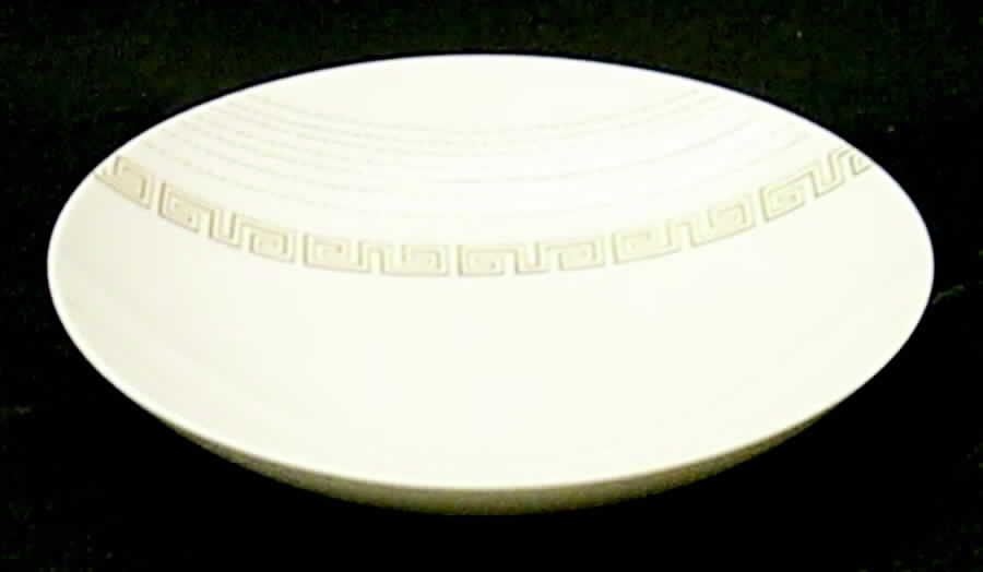 Apollo (Gold On White with Black) Fruit/Dessert (Sauce) Bowl by Sango-1