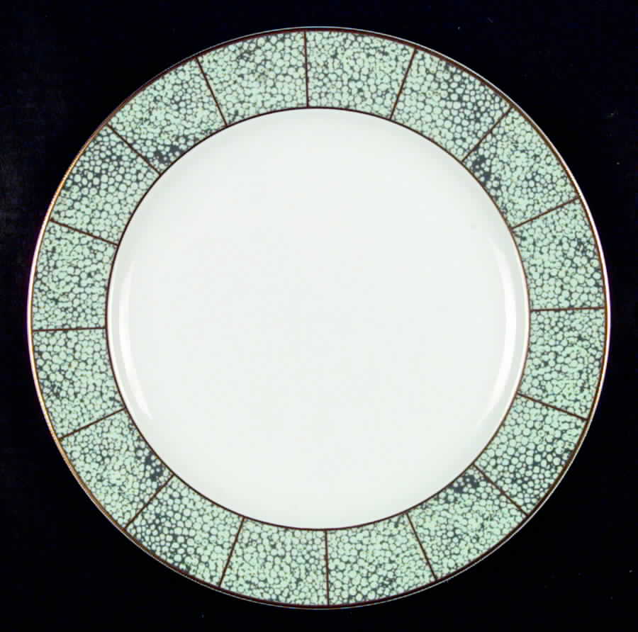 Arabesque Green Dinner Plate by Sango-1
