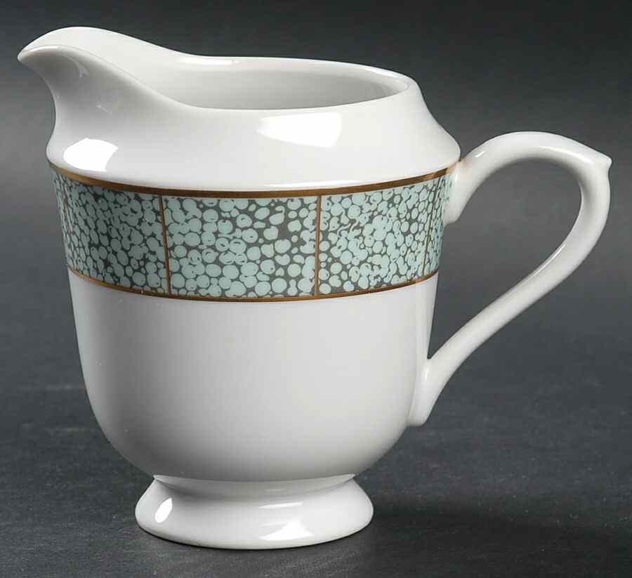 Arabesque Green Creamer by Sango-1
