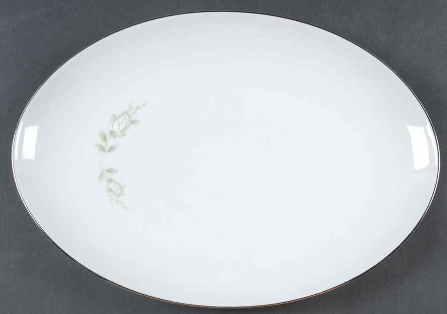 Ardmore 12" Oval Serving Platter by Four Crown-1