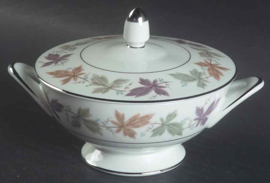 Argent Sugar Bowl & Lid by Sango-1