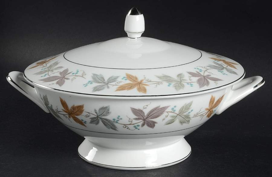 Argent Round Covered Vegetable by Sango-1