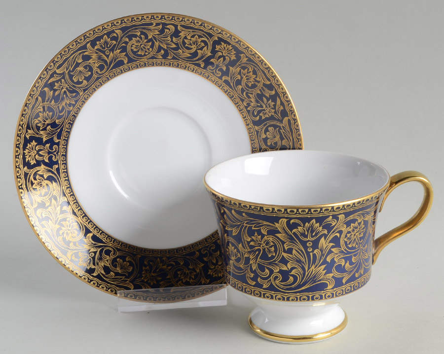 Aristocrat Footed Cup & Saucer Set by Sango-1