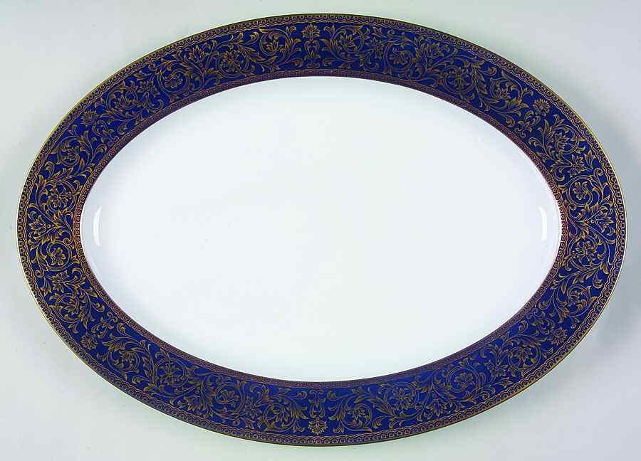 Aristocrat 16" Oval Serving Platter by Sango-1