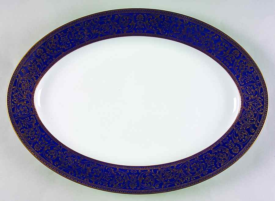 Aristocrat 14" Oval Serving Platter by Sango-1