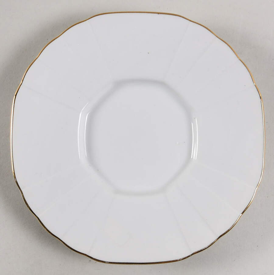 Aristcrat White Saucer by Sango-1