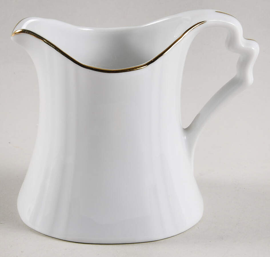 Aristcrat White Creamer by Sango-1