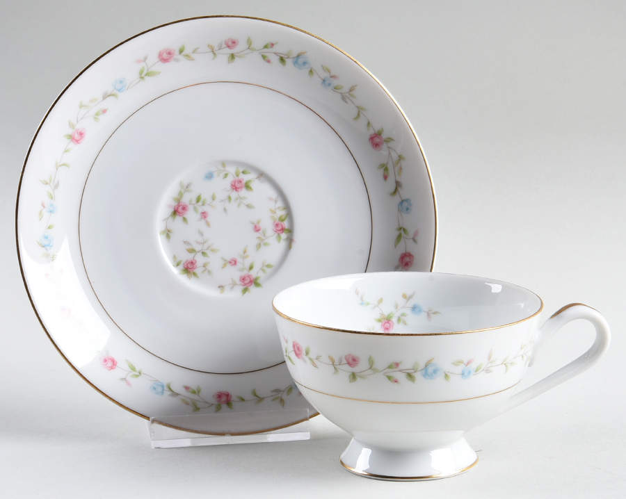 Ascot Footed Cup & Saucer Set by Sango-1