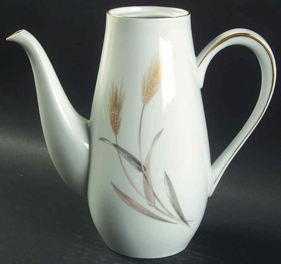 Autumn Gold Coffee Pot No Lid by Sango-1