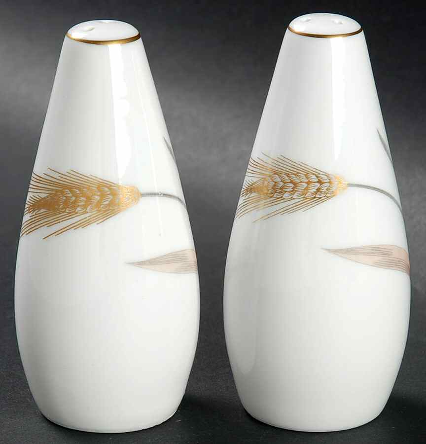 Autumn Gold Salt & Pepper Set by Sango-1