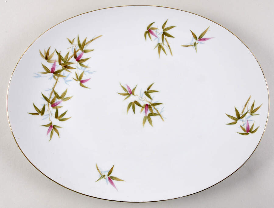 Bali 16" Oval Serving Platter by Sango-1