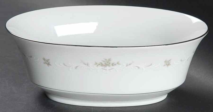Ballad 9" Oval Vegetable Bowl by Sango-1