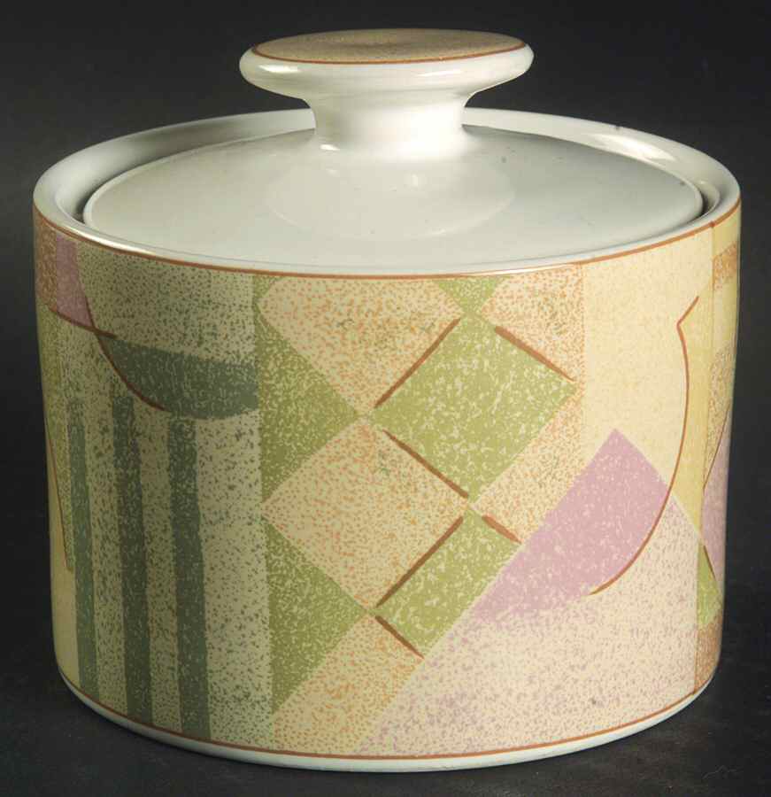 Ballet Sugar Bowl & Lid by Sango-1