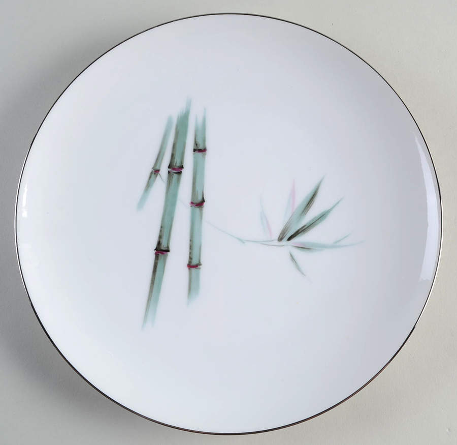 Bamboo Green Dinner Plate by Sango-1