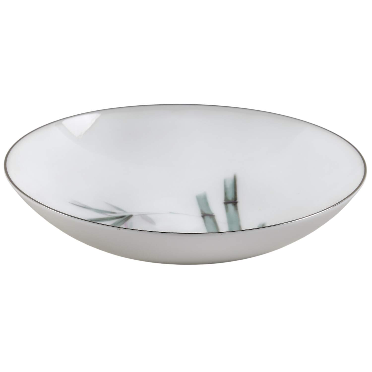 Bamboo Green Coupe Soup Bowl by Sango-1