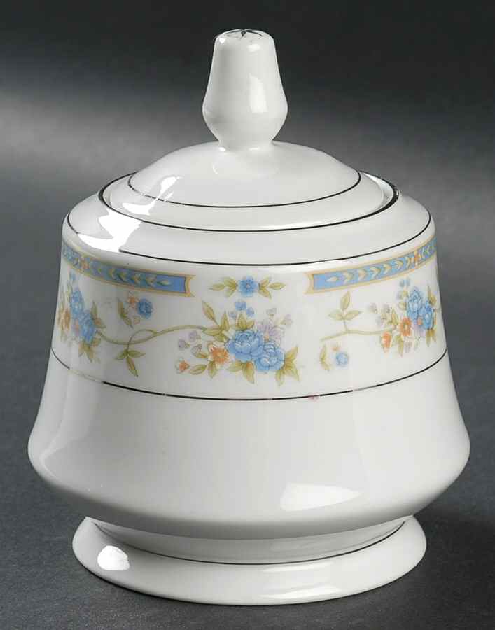Barclay Sugar Bowl & Lid by Sango-1