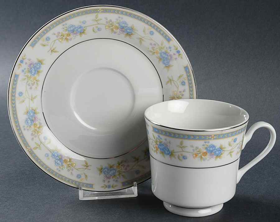 Barclay Footed Cup & Saucer Set by Sango-1