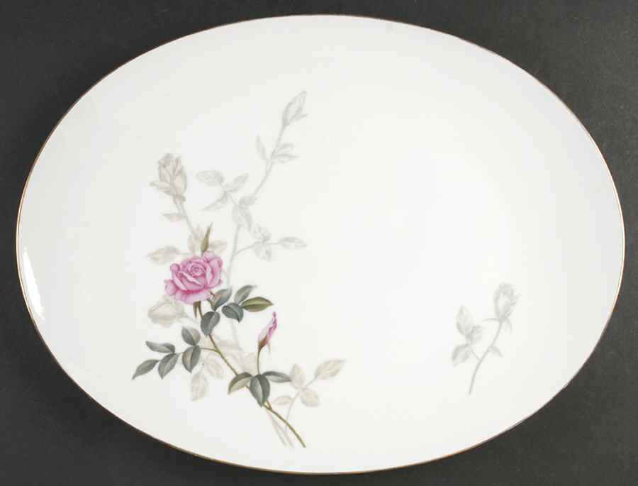 Bara 15" Oval Serving Platter by Sango-1