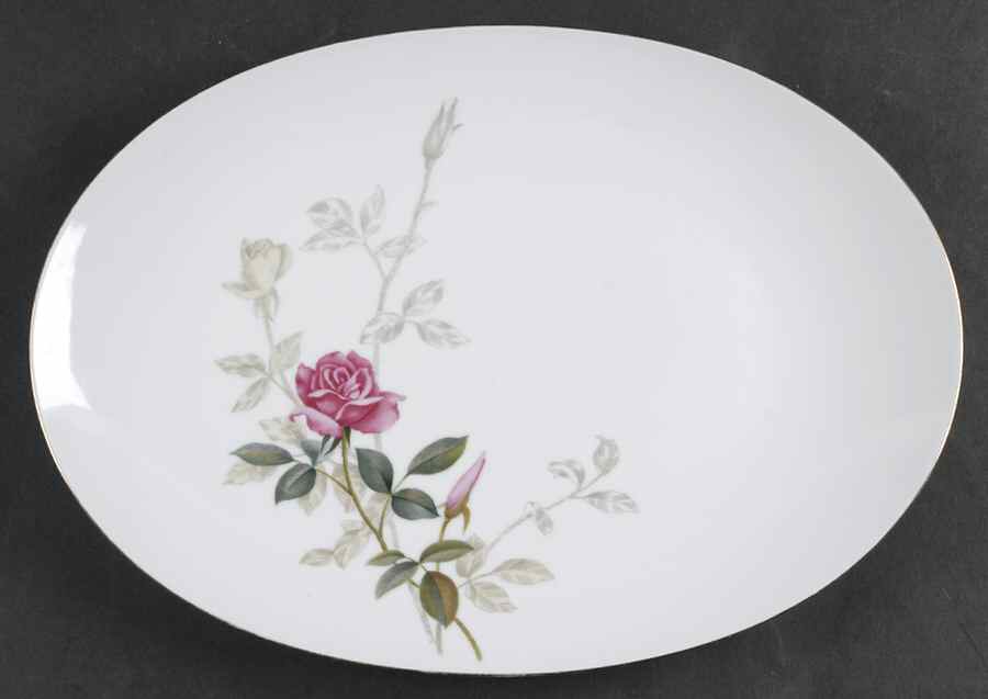 Bara 12" Oval Serving Platter by Sango-1