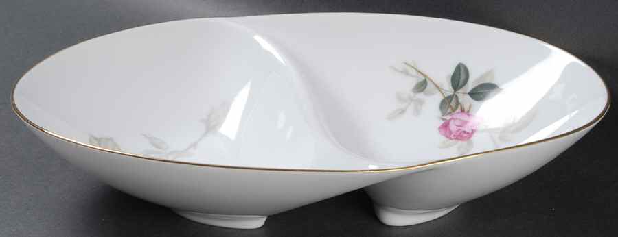 Bara 11" Oval Divided Vegetable Bowl by Sango-1
