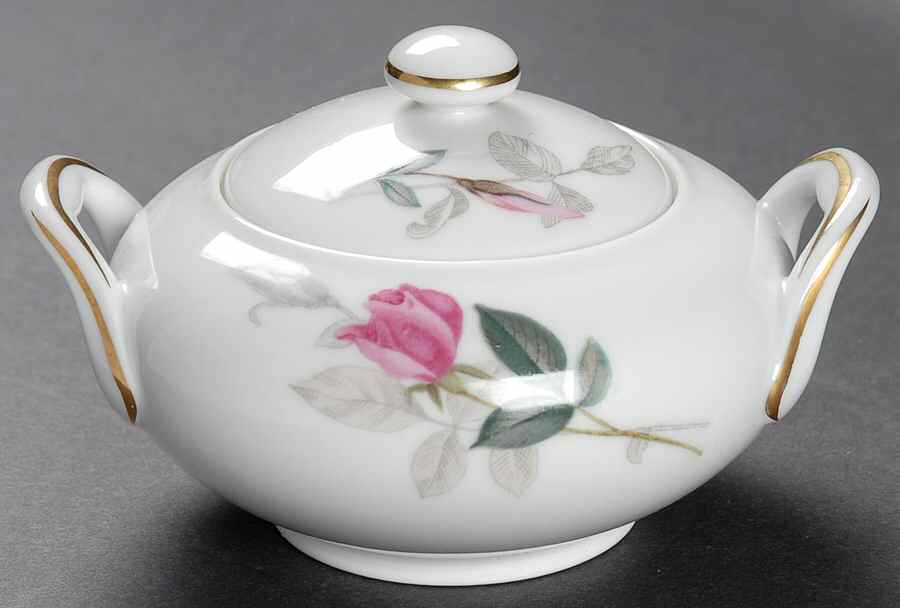 Bara Sugar Bowl & Lid by Sango-1