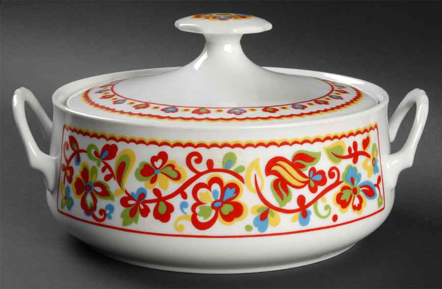 Basque Round Covered Vegetable by Sango-1