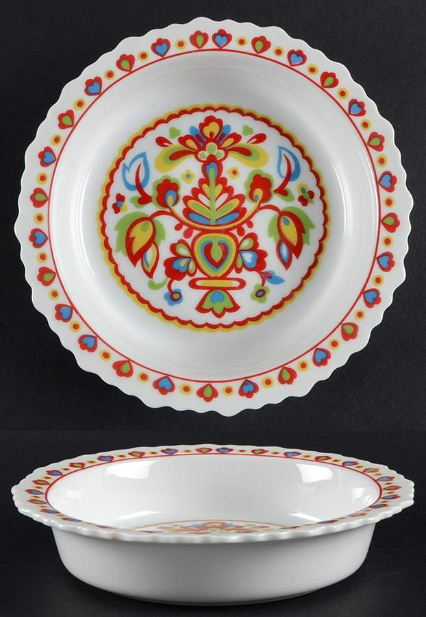 Basque Rim Cereal Bowl by Sango-1