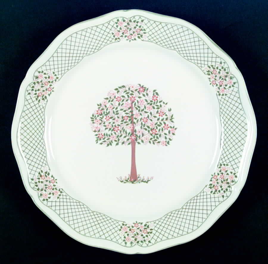 Belle Fleur Dinner Plate by Sango-1
