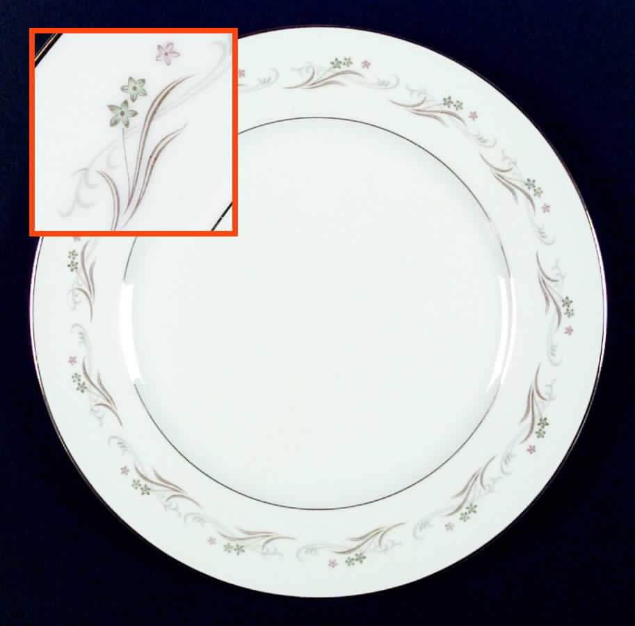 Belaire Dinner Plate by Sango-1