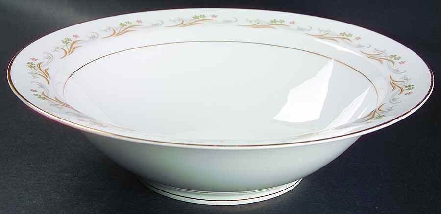 Belaire 10" Round Vegetable Bowl by Sango-1