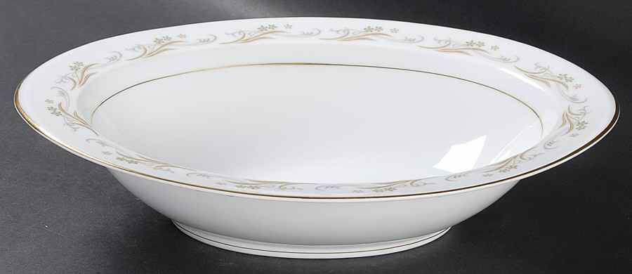 Belaire 11" Oval Vegetable Bowl by Sango-1